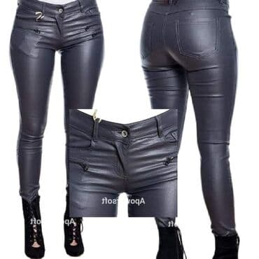 viskozne pantalone: S (EU 36), M, L, Normalan struk — 1