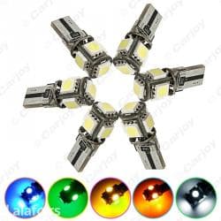 nalepnica prevoz za sopstvene potrebe: Led sijalica t10 smd5 plava i bela 12v sve sto vas interesuje — 3
