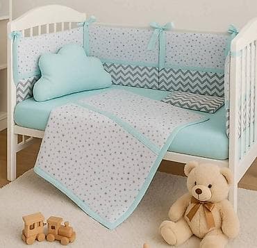 otkup polovnih stvari: Bebi posteljina 5400 din Ogradica 60x120x60cm Carsav 150x110cm — 7