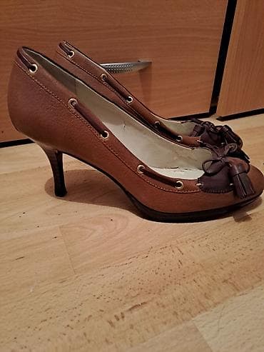 kozne cizme beograd: Braon salonke "Nine West", broj 40. Odlicno ocuvane, spolja bez — 1