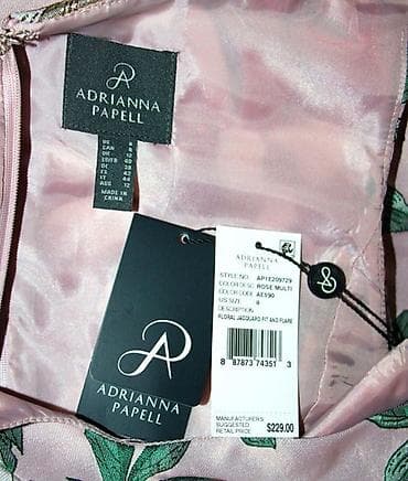 svecani korset: Haljina Adrianna Papell – Floral Jacquard Fit & Flare - Model — 3