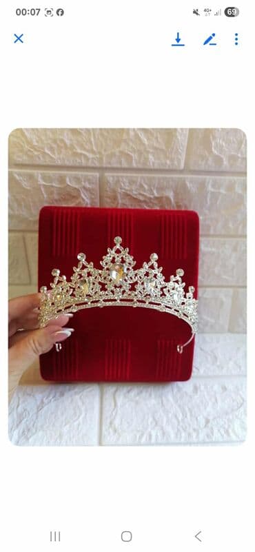 mokasine novi sad: Versace, Set: Crown, Material: Stainless steel, Cubic zirconia — 3