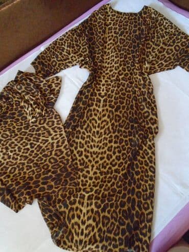 pojasevi za haljine prodaja: Leopard print haljina od laganog materijala, nije postavljena pa može — 3