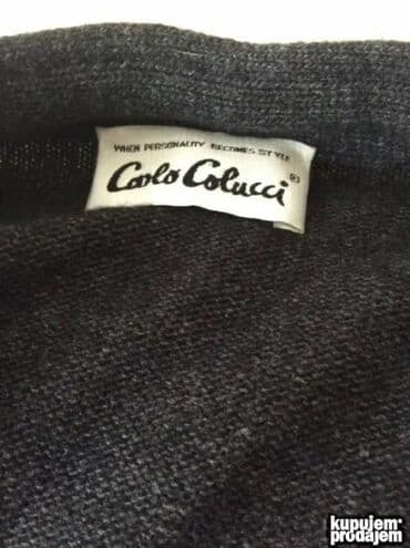 Kape i aksesoari: Original Carlo Colucci dzemper xl PRAKTICNO NOV dzemper za 50 godina — 2