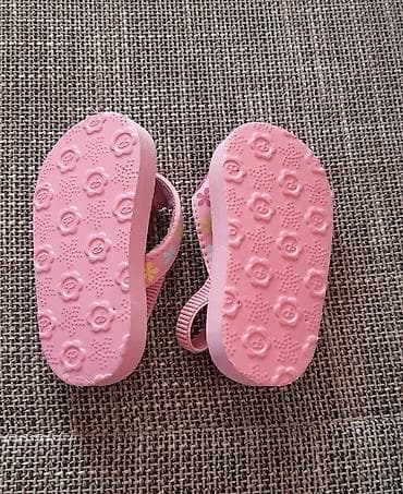 nike air max 3: Dečije japanke – roze, sa šarenim leptirićima i cvetićima - Brend — 3