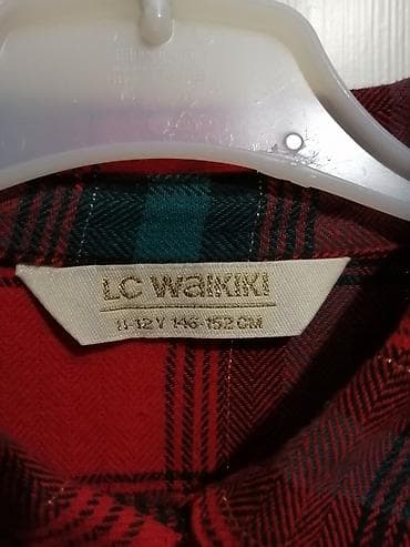 baletanke sa platformom: Karirana kosulja za devojcice. Predivna, sa lameom. Nosena jednom samo — 3