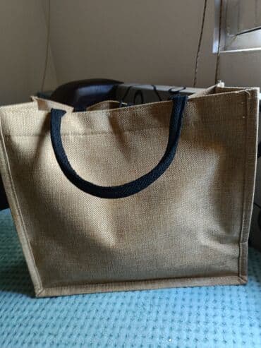new yorker torbe za plazu: Ceger, Handmade, Materijal: Juta — 2