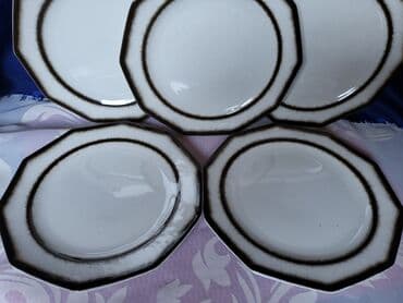 komplet tanjira: Tanjiri Kirchenlamitz porcelan Bavaria 1950g+. Tanjiri — 3