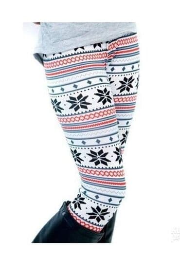 zimske helanke prodaja: Helanke zimski motivi Vel. univerzalna Elastin 10-20% Pet različitih — 1