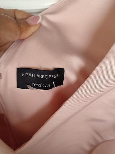 haljine od tila: Elegantna haljina A-kroja, veličina 38 (potpuno NOVA). Svetloružičasta — 6