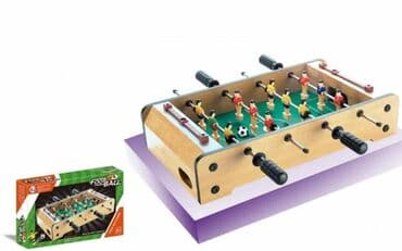 play time slicice fudbal: Stoni fudbal – mini verzija za sto - Kompaktan stoni fudbal koji se — 1