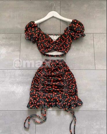 miss cherry pantalone: New,,Cherry Sweet’’SetVelicine:S M L Model Dostupan i Beloj i Crnoj — 1