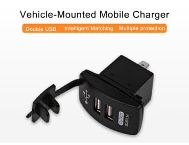 Auto oprema: Vodootporni USB ugradni punjač 12-24V Moze se koristiti u kolima — 1