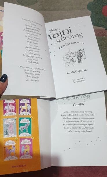 1000 zasto 1000 zato cena: Moj tajni jednorog, autor linda čapman, leo commerce. Prelepa knjiga — 2