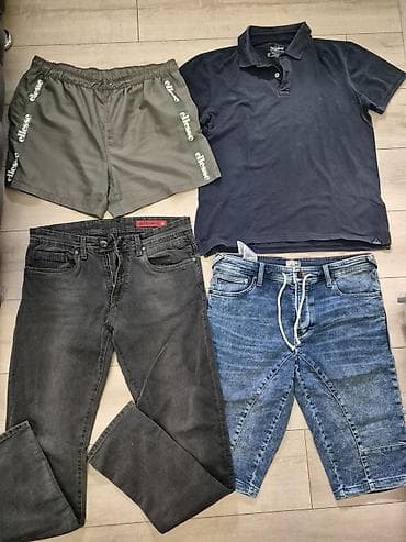 farmerke tregerice muske: Muški paket odeće – 10 komada Sadržaj: - 3 polo majice kratkih — 2