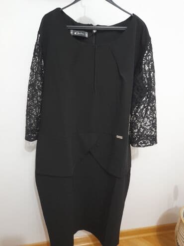 haljine šabac: XL (EU 42), color - Black, Cocktail, Other sleeves — 3
