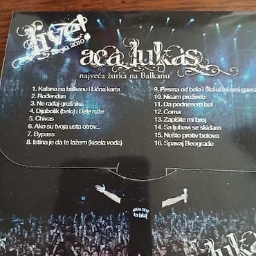 albumi: Aca Lukas – Live Arena 2010: “Najveća žurka na Balkanu” Audio izdanje — 2