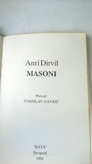 sila sve epizode sa prevodom na srpski: Knjiga:Masoni,Anri Dervil,1991.97 str,srp — 3