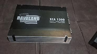 Raveland XCA 1200 – auto pojačalo - 4/3/2‑kanalni pojačivač, stabilan