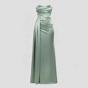 Haljine: Elegantna duga svečana haljina od satena - Kroj: uska silueta koja — 4