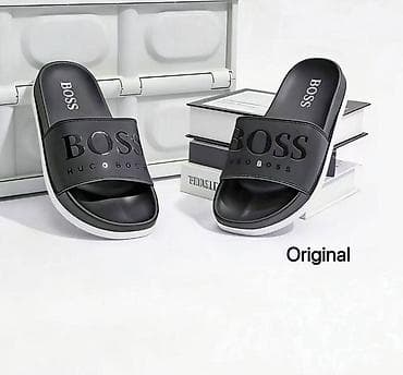 diesel sandale: Muške papuče/slajderi HUGO BOSS – Original - Model: klasični slajder — 2