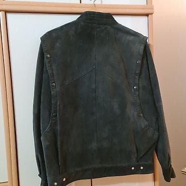 nike patike plave: Uniseks kožna jakna (brušena koža svinjski boks prevrnuti – antilop) — 2