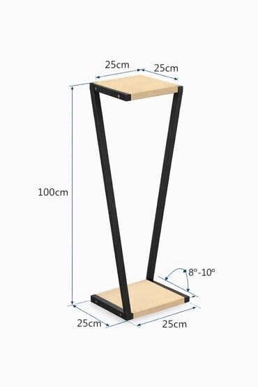 abazuri za lampe cene: Dekorativni stalci za saksije – set od tri postolja - Dizajn: moderni — 4