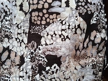 pantalone mona: Ženske pantalone sa printom - Lagane, široke pantalone ravnog kroja - — 3