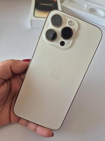 Apple iPhone: Na prodaju iPhone 14 Pro Max u Gold boji, 256GB memorije. Telefon je — 4