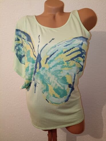 Košulje: S (EU 36), Pamuk, Sa ilustracijom, bоја - Zelena — 4