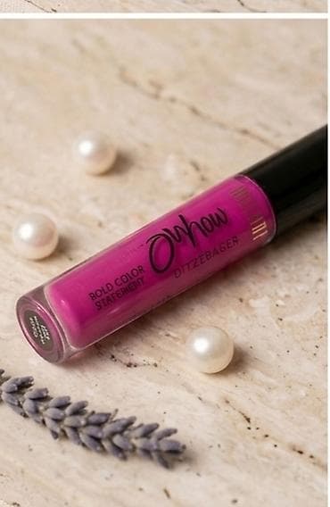 divna divna note: Tečni ruž za usne – jarko roze/magenta nijansa - Intenzivna, zasićena — 1