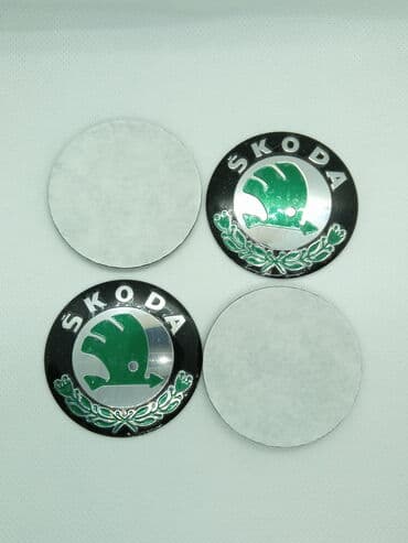 20555 r16 felni: ŠKODA - plastificirane nalepnice za felne - set od 4 komada ŠKODA - — 3