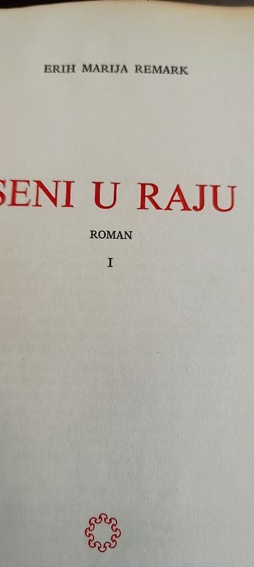 Art & Collectibles: Knjiga: Erih Marija Remark – Seni u raju (Roman I) - Autor: Erih — 2