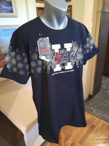 trikotazne pantalone: Nova muska pamucna majica Redway u velikom broju 3XL 4XL. Turska — 3