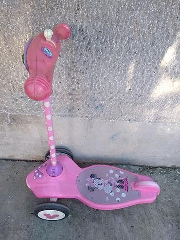 biciklo na tri tocka: Trotinet Disney sa tri tocka – dva napred i jedan pozadi,nosivosti do — 1