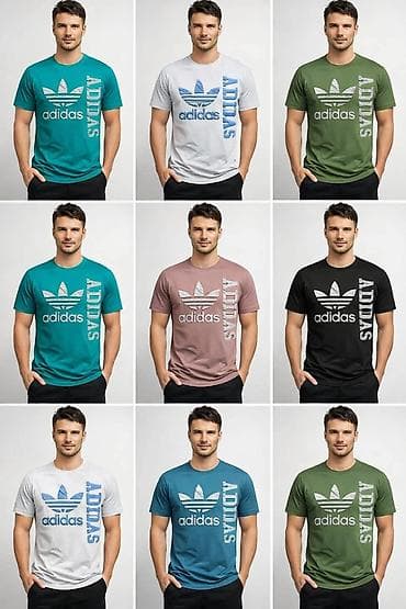 Duksevi: Men's T-shirt Adidas, bоја - Šareno — 1
