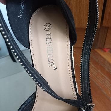 tommy hilfiger d: RASPRODAJA! Crne sandale na platformu ✨ Broj: 38 Gazište: 24 cm 🌟 — 3