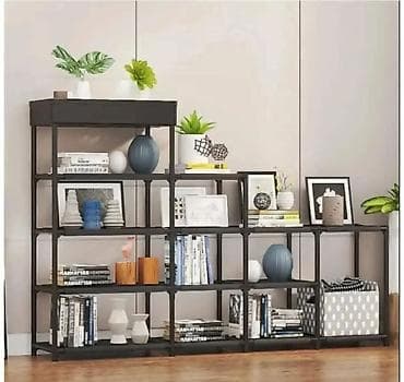 m namestaj: Modularna višenamenska polica – sklopivi sistem kocki - Fleksibilan — 4