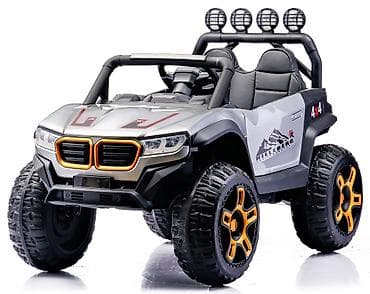 030410 Džip BMW 12V Sivi Sivi džip na akumulator osmišljen za