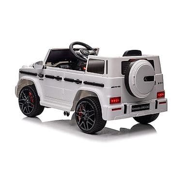 dečije sedište za auto: Mercedes AMG G63L – Beli | Auto na akumulator za decu Šifra — 4
