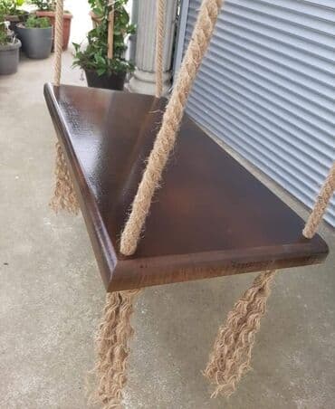 solarno led drvce za baštu: Drvena ljuljaška za decu i odrasle Dimenzije ljuljaške: 60 x 35 — 2