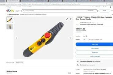 kupujem prodajem kompresor: *** SUPER AKCIJA *** #2774 Palica za kontrolu rada dizalice - DEMAG — 9