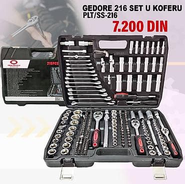 GEDORE 216 set u koferu – PLT/SS-216 Komplet profesionalnih ručnih
