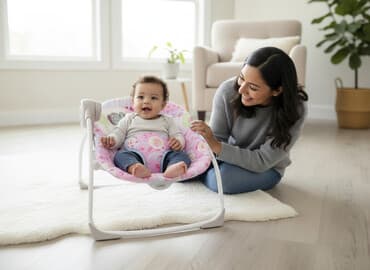 njihalica za bebe: - 6 podesivih brzina ljuljanja - 10 melodija za umirivanje - Prečka sa — 1