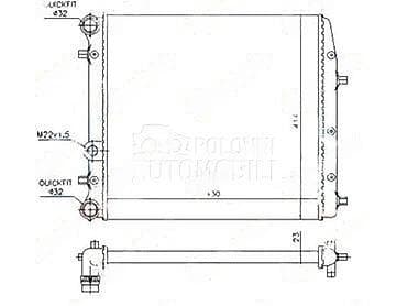auto otpad audi sabac: HLADNJAK ZA VOLKSWAGEN POLO OD 1999. DO 2002. GOD. | hladnjak za — 2