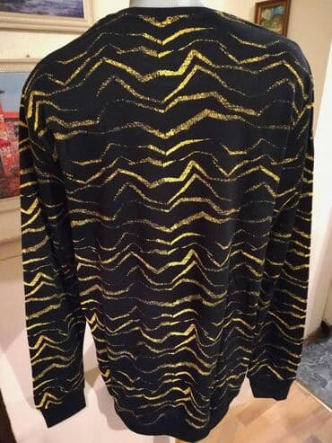 Suits: Sweatshirt, 3XL, 4XL, color - Black — 4