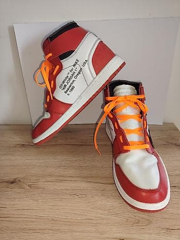 nike tn crvene: Patike visine do članaka inspirisane modelom Air Jordan 1 x Off‑White — 3