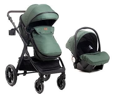 Kolica za bebe: BBO KOLICA ZA BEBE (X1) DORY SET – GREEN | Šifra proizvoda (SKU) — 3
