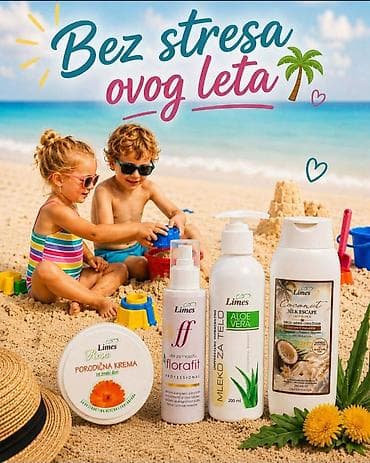 Letnja kolekcija Limes prirodne kozmetike – za negu kože na plaži i na lalafo.rs Letnja kolekcija Limes prirodne kozmetike – za negu kože na plaži i