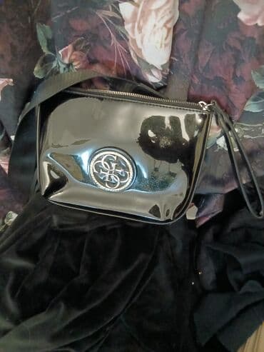 Torbe: Torba za rame, Guess, Materijal: Lakovana koža — 4